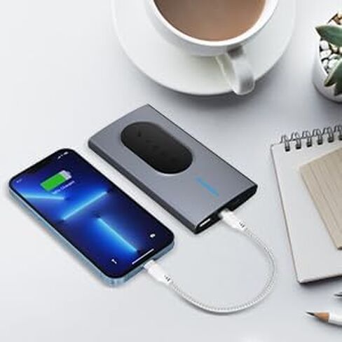 قصير USB C إلى كبل البرق 1 قدم ، 3pack 12 بوصة USB C iPhone Charger Cord Nylon من النوع القصيرة C إلى Cable Lightning Charging for iPhone 14 13 12 11 Pro Max Mini XR XS SE iPad (Black) in Kuwait