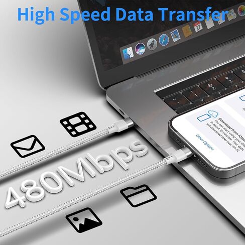 قصير USB C إلى كبل البرق 1 قدم ، 3pack 12 بوصة USB C iPhone Charger Cord Nylon من النوع القصيرة C إلى Cable Lightning Charging for iPhone 14 13 12 11 Pro Max Mini XR XS SE iPad (Black) in Kuwait