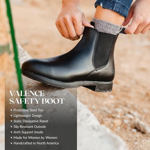 حذاء Xena Workwear النسائي Valence SD للسلامة، مصنوع من العقيق النباتي، ومقدمة فولاذية in Saudi Arabia