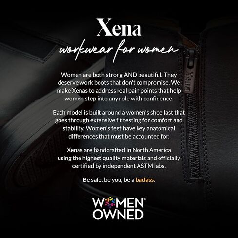 حذاء Xena Workwear النسائي Valence SD للسلامة، مصنوع من العقيق النباتي، ومقدمة فولاذية in Saudi Arabia