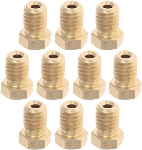 MROMAX MK8 E3D FOOSLES-0.5MM 3D الطابعة النحاسية المدببة بثقاء البثق المقاومة لخيوط 3 مم V5-V6 M6 3D الطابعة 4pcs in Kuwait
