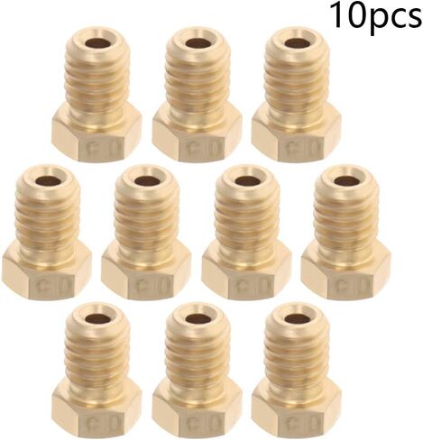 MROMAX MK8 E3D FOOSLES-0.5MM 3D الطابعة النحاسية المدببة بثقاء البثق المقاومة لخيوط 3 مم V5-V6 M6 3D الطابعة 4pcs in Kuwait