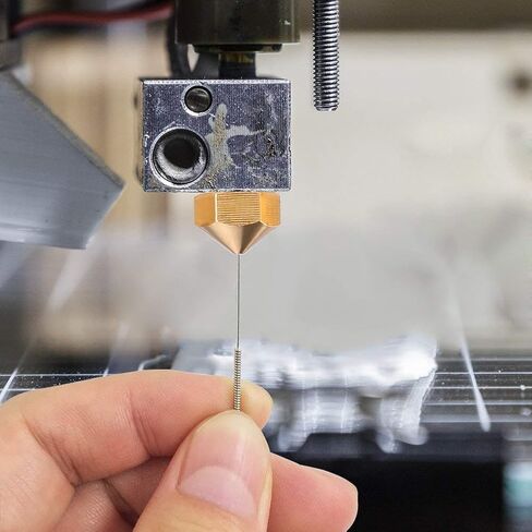 MROMAX MK8 E3D FOOSLES-0.5MM 3D الطابعة النحاسية المدببة بثقاء البثق المقاومة لخيوط 3 مم V5-V6 M6 3D الطابعة 4pcs in Kuwait