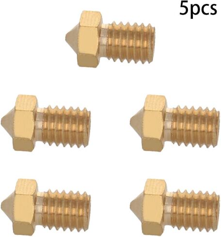 MROMAX MK8 E3D FOOSLES-0.5MM 3D الطابعة النحاسية المدببة بثقاء البثق المقاومة لخيوط 3 مم V5-V6 M6 3D الطابعة 4pcs in Kuwait