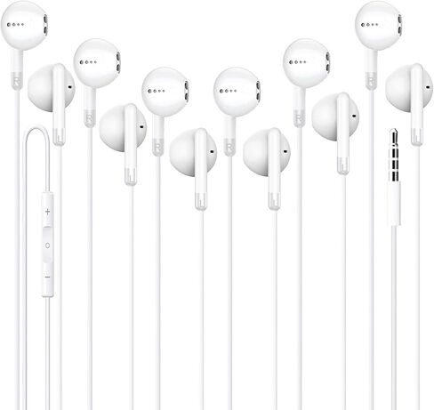 Cianyyee 6 Pack in Ear Earbuds Wired Headphones with Microphone in Saudi Arabia