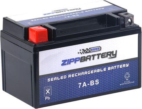 بطارية Chrome Battery 7B-BS Power Sports - أداء عالي - AGM مختوم - صيانة مجانية - بديلة لهوندا وكاواساكي وسوزوكي in Saudi Arabia