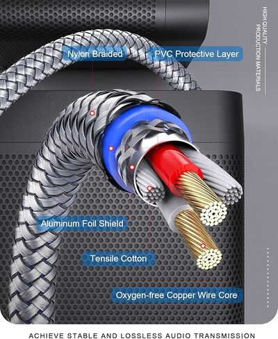 XLR Splitter Cable XLR SPLITTER 1 أنثى إلى 2 من الذكور المتوازن ميكروفون التصحيح كابل ، 2 ذكر إلى 1 أنثى y الكابل الميكروفون y أنثى رمادية (1.6 قدم/0.5M) in Kuwait