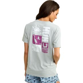 Huk Womens Short Sleeve Performance Tee ، تي شيرت لصيد الأسماك للنساء