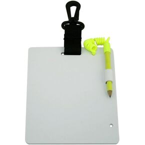 PROMATE SCUBA DIVE Underwater Writing Slate 6 "x 5" ، متاح ، ث/بوصلة ، وتوهج في الظلام