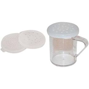 Winco Winware 10-Onghs Polycarbonate Dredge مع 3 أغطية Snap-On ، عدد 1 (حزمة 1) ، البلاستيك