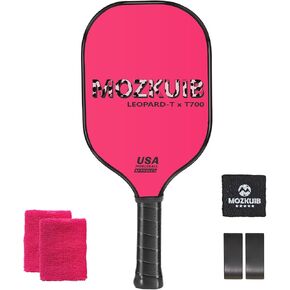 Pickleball Paddle, T700 Raw Carbon Fiber Surface, 16MM Polypropylene Honeycomb core, Designed for Ultimate Spin & Consistency, Cute Pickleball Paddle for Women and Men(Pink) in Saudi Arabia