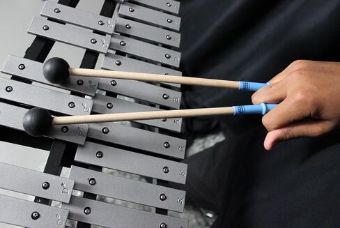 Xylophone & Marimba Grips, Anti Slip Drumstick Wrap for Drumming Marimba & Xylophone, Adjustable Stick Rings Personalized Fit (Black) in Kuwait