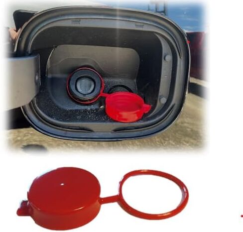 Cap & Shield Tethered 2.375inch ID, Capless Gas Cap Dirt, Water & Dust Cover Compatible With GMC, Chevrolet, Buick & Cadillac Capless Gas Cap Fuel Filler Nozzle Cover in Saudi Arabia