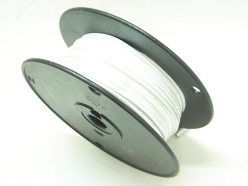 1/16" Coated to 3/32" Diameter, 7x7 Construction, White Vinyl Coated Cable (50 ft Coil) in Saudi Arabia