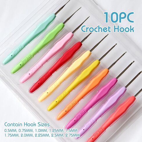 12 Colors Cotton Size 3 Crochet Thread Craft Yarn for Knitting and Crochet Perfect Beginner Kit in Saudi Arabia