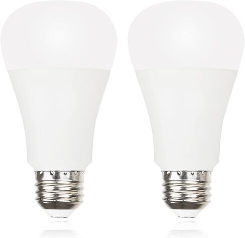 GREENIC 15 Watt Led Light Bulb, Small A19 E26 Base Led Bulbs 100 Watt Equivalent, 3000K Warm White Lightbulb, 120V 15W 1600lm Soft Light Bulbs for Home, Indoor, Outdoor Lighting, 2 Pack in Saudi Arabia