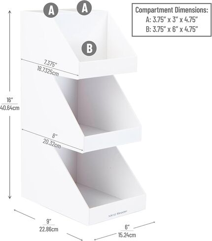 عقلية القهوة شاي أواني ومحطة البهارات ، منظم كونترتوب ، بار المقهى ، المطبخ ، 6 "L x 9" W x 16 "H ، Black in Kuwait