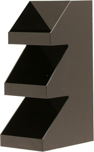 Mind Reader Coffee Tea Utensil and Condiment Station, Countertop Organizer, Coffee Bar, Kitchen, 6"L x 9"W x 16"H, Black in Kuwait