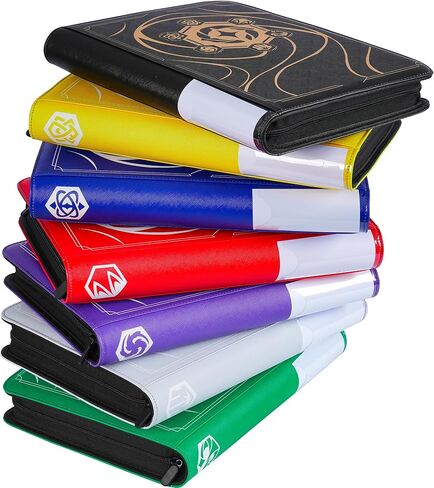 Binder for Lorcana Cards, Premium 9 Pocket Trading Card Album with 500 Pockets & Playmat Compatible with Lorcana Cards, Tokens and Rules sheet - Classic Green in Saudi Arabia