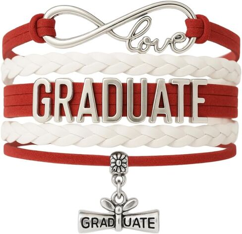 Infinity Collection Graduation Jewelry, Class of 2023 Graduate Bracelet- Perfect Graduation Gift- (10 Colors) in Saudi Arabia