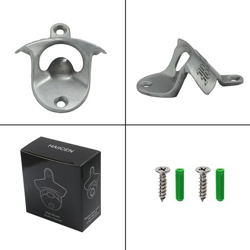 Retro Magnetic Bottle Opener Wall Mount, Antique Copper Beer Bottle Top Opener for Wall (1 Pack) in Kuwait