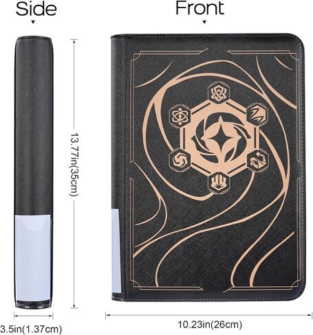 Binder for Lorcana Cards ، Premium 9 Pocket Trading Card ألبوم مع 500 جيوب و Playmat متوافق مع بطاقات Lorcana والرموز والقواعد - الأزرق الكلاسيكي in Saudi Arabia