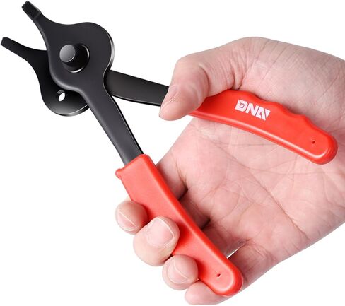 DNA Motoring 2pc 10 in Heavy Multi Anternal internal spring circlip plier for ring remover reporting snap ring plier ، w/case ، tools-00533 in Saudi Arabia