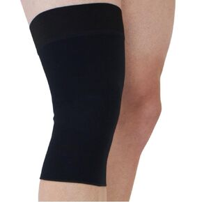 medi seamless knit support supperation compression sleeve w/band beige lg
