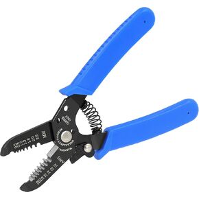 VCELINK Wire Stripper and Cutter with Safety Lock, Precision Wire Cutting Stripping Tool for 10-22 AWG Solid and Stranded Wires