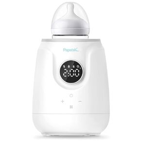 زجاجة فائقة Papablic أكثر دفئًا مع تعقب التغذية ، ودفء زجاجة الطفل للحليب أو الصيغة ، والحليب الجاهز في دقيقتين ، والتحكم الدقيق في درجة الحرارة والإغلاق التلقائي