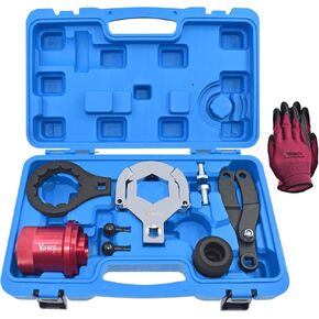 Rear Drive Axle Differential Installer Remover Tool Kit, Compatible with BMW X3 X5 X6 RWD 4WD, Replace for 335040 335050 335060 335080 230020, with Carrying Case & Gloves