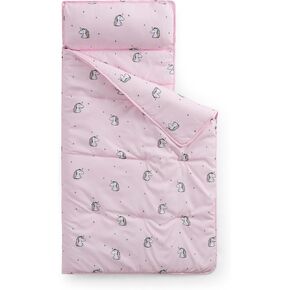 Kids Sleeping Bag Nap Mat with Pillow & Blanket – 3-in-1 Machine Washable Quilted Mat for Toddlers – Portable with Handles – 20" x 50" for Daycare, Preschool, Travel, & Sleepovers in Kuwait