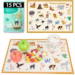 45 حزمة لزجة لاصق المتصاعدة للطفل والأطفال الصغار ، لطيف ABC للحيوانات طفل صغير 12 "x18"