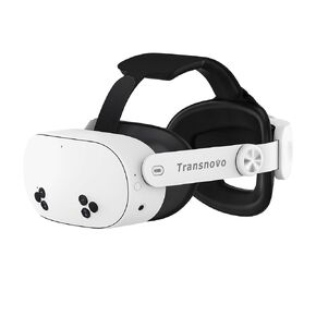 TRANSNOVO Compatible with Oculus Quest 3 Head Strap, VR Accessory for Meta Quest 3,One-Button Retractable Lightweight Elite Strap,Enhanced Comfort Support and Gaming Immersion in VR