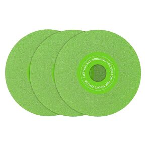 Lozlin 3pcs 115 * 22.23mm شفرات طحن مسطحة للسيراميك والزجاج والرخام والكوارتز شفرات منشار المطحنة الحجرية الكوارتز