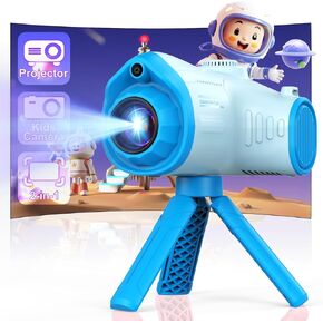 Kids Camera, Camera for Kids with Tripod, Offers Projection, 48MP Photography, 1080p Video Recording, Kids Digital Camera Christmas Birthday Gifts for Boys Girls Age 3+ (Red)