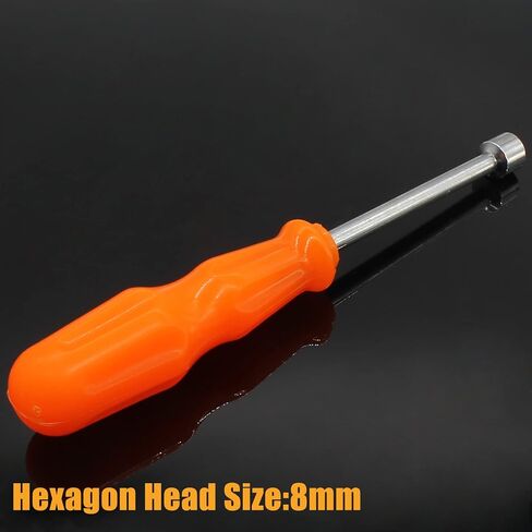 Biaungdo 7mm Socket Wrench Screwdriver, High-Carbon Steel Hexagon Nut Driver Non-Magnetic Tip Hex Nut Screwdriver Hand Tool in Kuwait