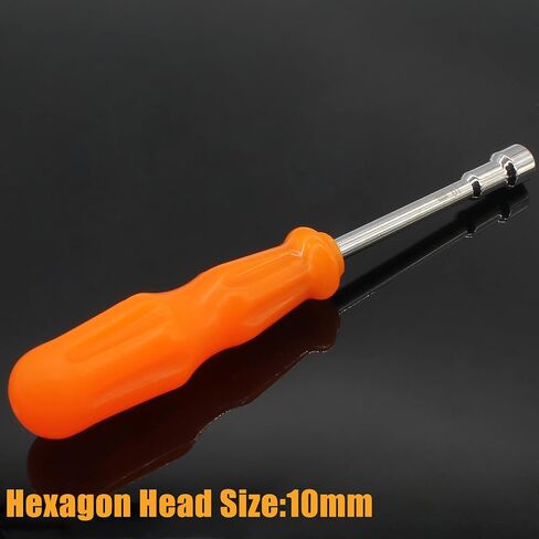 Biaungdo 7mm Socket Wrench Screwdriver, High-Carbon Steel Hexagon Nut Driver Non-Magnetic Tip Hex Nut Screwdriver Hand Tool in Kuwait