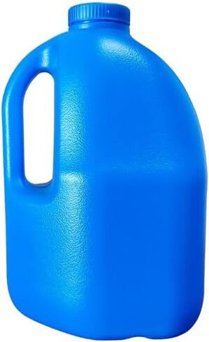 Gallon Gear 1 Gallon Large Water Bottle - BPA Free Plastic, Reusable Water Jug - Hydration Water Bottle for Men and Women - Gym, Sports, Training & Fitness (Red w/American Flag Cover) in Kuwait