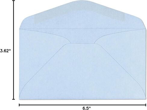 EnDoc 6 3/4 Colored Envelopes - 500 Pack - Pastel Green - 3 5/8" x 6 1/2" Envelope, Letter Size, for Home, Offices, Holiday, Invoices and Mailings in Saudi Arabia