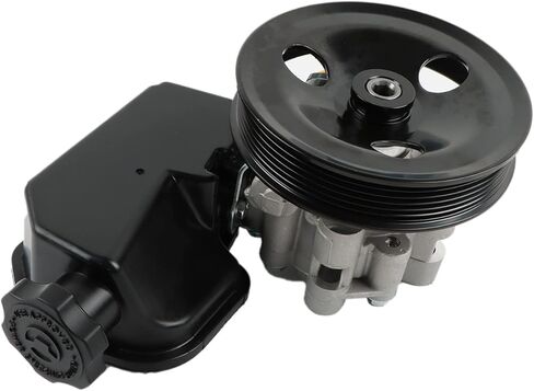 Power Steering Pump with Pulley Fits for 2011-2017 Honda Odyssey, for 2009-2015 Pilot, for 2014 Ridgeline Touring Sport RT RTL DX SE, Replace OE 96-665 96665 21-534 21534 56110RN0A51 in Saudi Arabia