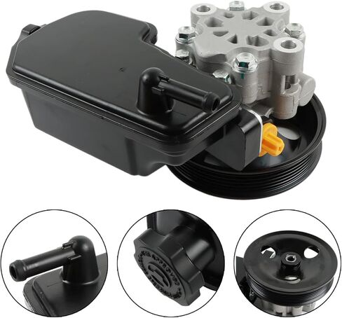 Power Steering Pump with Pulley Fits for 2011-2017 Honda Odyssey, for 2009-2015 Pilot, for 2014 Ridgeline Touring Sport RT RTL DX SE, Replace OE 96-665 96665 21-534 21534 56110RN0A51 in Saudi Arabia