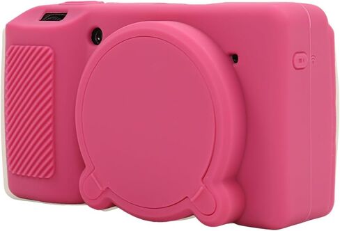 Protective Case for Ricoh GRIII GRIIIx Camera, Soft Silicone Ricoh GRIII GRIIIx Camera Case Cover with Detachable Lens Cover Lightweight Skin Friendly，Misty Pink in Saudi Arabia