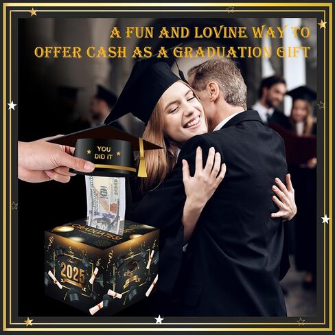 صندوق نقود عيد الأب لسحب الهدايا النقدية، مفاجأة أفضل حامل نقود للأب مع 100 قطعة من الحقائب الشفافة - طرق ممتعة لتقديم النقود كهدية من الابنة in Kuwait