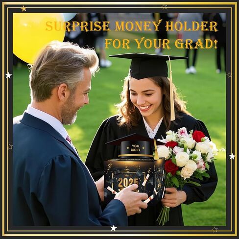 صندوق نقود عيد الأب لسحب الهدايا النقدية، مفاجأة أفضل حامل نقود للأب مع 100 قطعة من الحقائب الشفافة - طرق ممتعة لتقديم النقود كهدية من الابنة in Kuwait