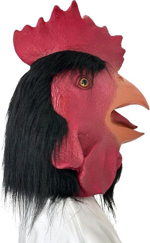 Lubber Latex Rooster Animal Head Mask For Halloweem Costume Cosplay in Kuwait