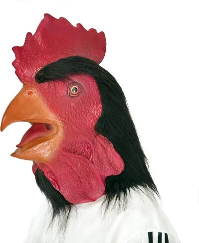 Lubber Latex Rooster Animal Head Mask For Halloweem Costume Cosplay in Kuwait