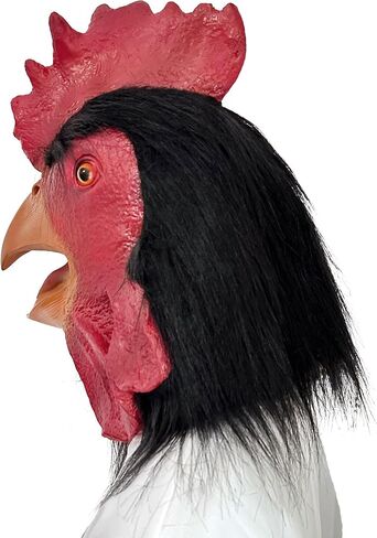 Lubber Latex Rooster Animal Head Mask For Halloweem Costume Cosplay in Kuwait