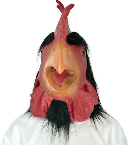 Lubber Latex Rooster Animal Head Mask For Halloweem Costume Cosplay in Kuwait
