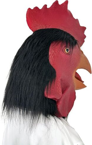 Lubber Latex Rooster Animal Head Mask For Halloweem Costume Cosplay in Kuwait